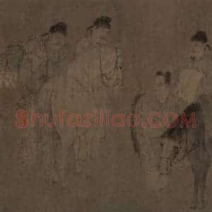宋朝《春宴图》国画综合作品图片赏析
