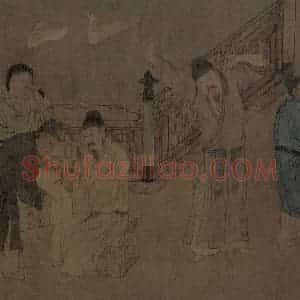 宋朝《春宴图》国画综合作品图片赏析