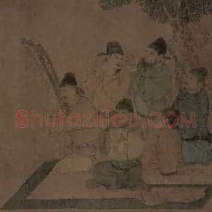 宋朝《春宴图》国画综合作品图片赏析