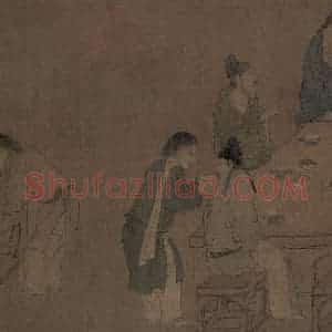 宋朝《春宴图》国画综合作品图片赏析