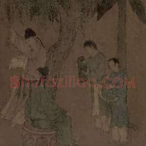 宋朝《春宴图》国画综合作品图片赏析