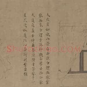 宋代《女史箴图》国画人物工笔作品图片赏析