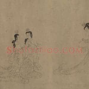 宋代《女史箴图》国画人物工笔作品图片赏析