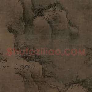 宋代《雪山行旅图》国画山水工笔作品图片赏析