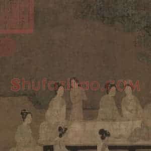 宋代《女孝经图》国画人物工笔作品图片赏析