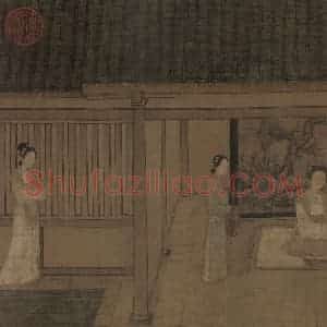 宋代《女孝经图》国画人物工笔作品图片赏析
