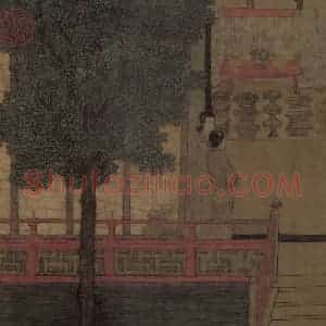 宋代《女孝经图》国画人物工笔作品图片赏析