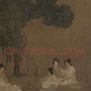 宋代《女孝经图》国画人物工笔作品图片赏析