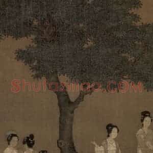 宋代《女孝经图》国画人物工笔作品图片赏析