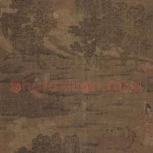 宋代《洛神赋全图》国画人物工笔作品图片赏析