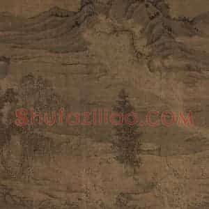 宋代《洛神赋全图》国画人物工笔作品图片赏析
