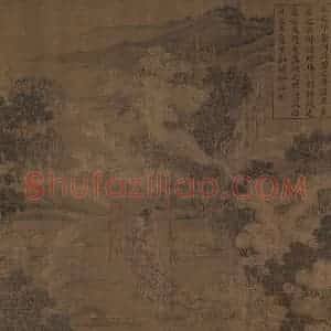 宋代《洛神赋全图》国画人物工笔作品图片赏析