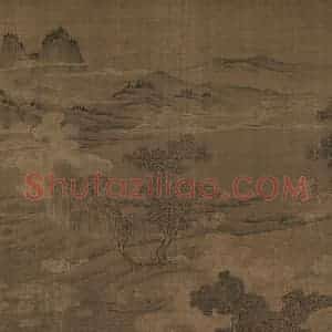 宋代《洛神赋全图》国画人物工笔作品图片赏析