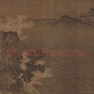 宋代《洛神赋全图》国画人物工笔作品图片赏析