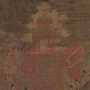 宋代《洛神赋全图》国画人物工笔作品图片赏析