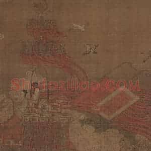 宋代《洛神赋全图》国画人物工笔作品图片赏析