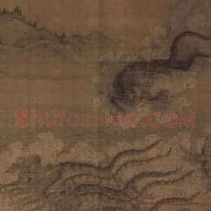 宋代《洛神赋全图》国画人物工笔作品图片赏析