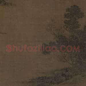 宋代《洛神赋图》国画人物工笔作品图片赏析