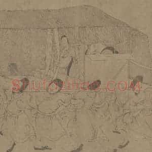 宋代《女史箴图》国画人物工笔作品图片赏析
