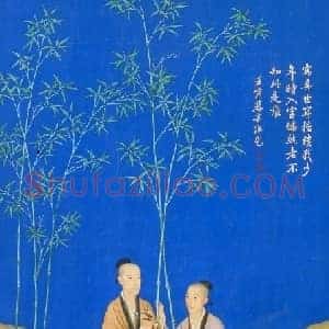 郎世宁平安春信图轴