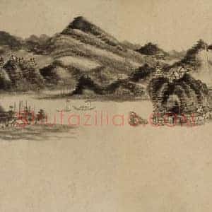严绳孙等京口三山图卷