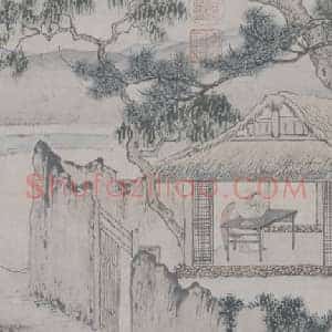 周臣春泉小隐图卷