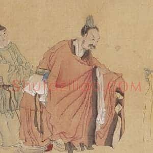 陈洪绶晋爵图卷