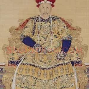 雍正朝服像轴