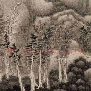 龚贤溪山无尽图卷
