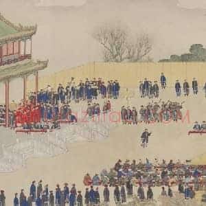 姚文瀚紫光阁赐宴图卷