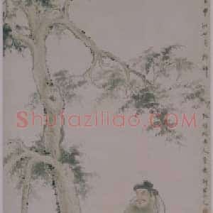 华喦钟馗秤鬼图轴