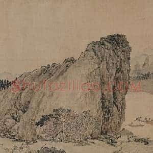 叶澄雁荡山图卷