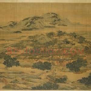 袁耀邗江胜览图横轴