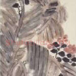 陈师曾芭蕉山茶图轴