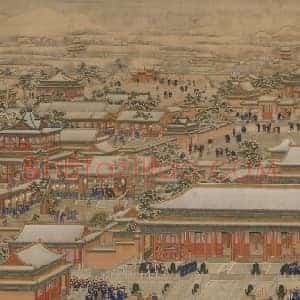 万国来朝图轴