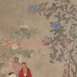 吴彬普贤像图轴