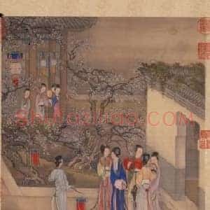 陈枚月曼清游图册