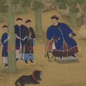 亲藩围猎图卷