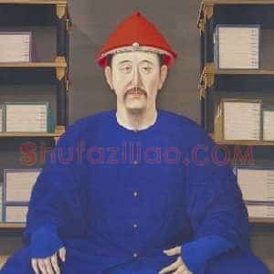 康熙帝读书像轴