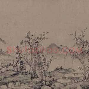 王时敏长白山图卷