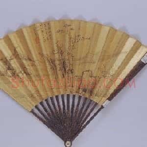 董其昌仿倪瓒山水成扇