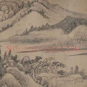 董其昌山水卷