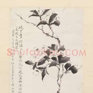 陈师曾梨花图轴
