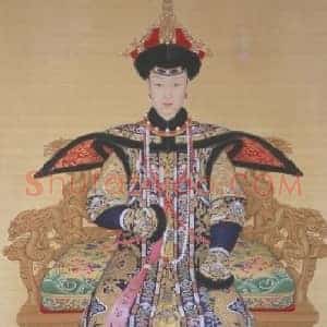 孝贤纯皇后朝服像轴