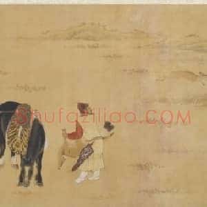明宣宗射猎图轴