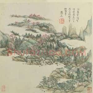 王原祁卢鸿草堂十志图册