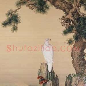郎世宁嵩献英芝图轴