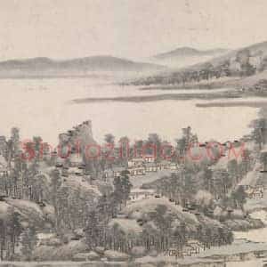 沈周仿黄公望富春山居图卷