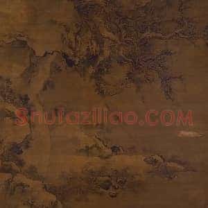 朱端弘农渡虎图轴