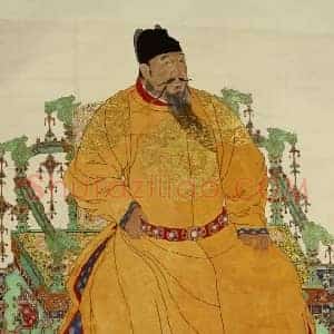 明成祖朱棣像轴